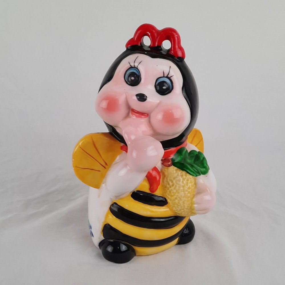 Sweet Bumble Bee Bank with Stopper